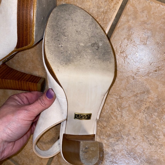 UGG peep toe heels size 6 - Picture 2 of 9